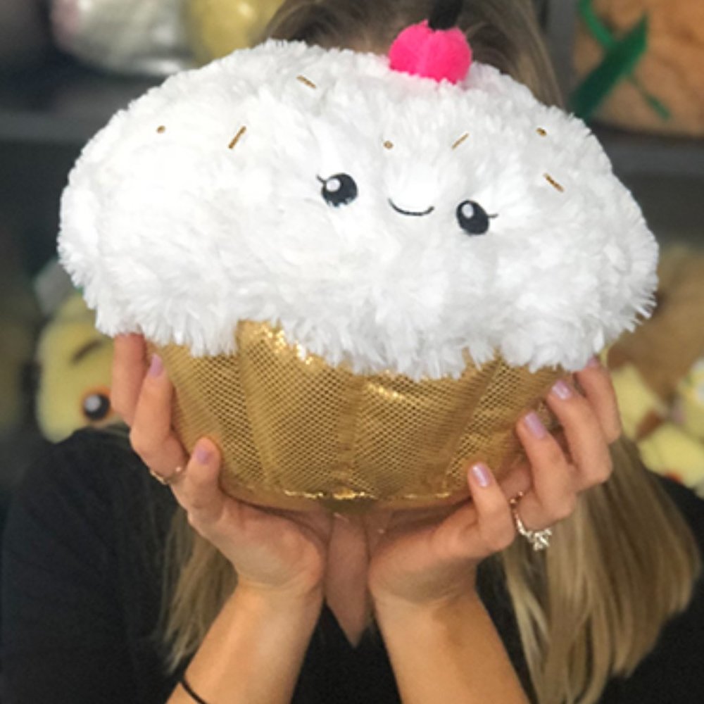 SQUISHABLE SPECIAL EDITION MINI COMFORT FOOD GOLDEN CUPCAKE PLUSH 10" by 9"